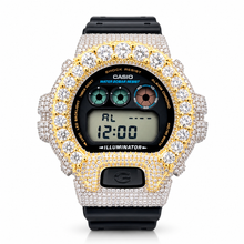 5903042 | Brass Moissanite TT Gold Solitaire Bezel G-Shock Watch