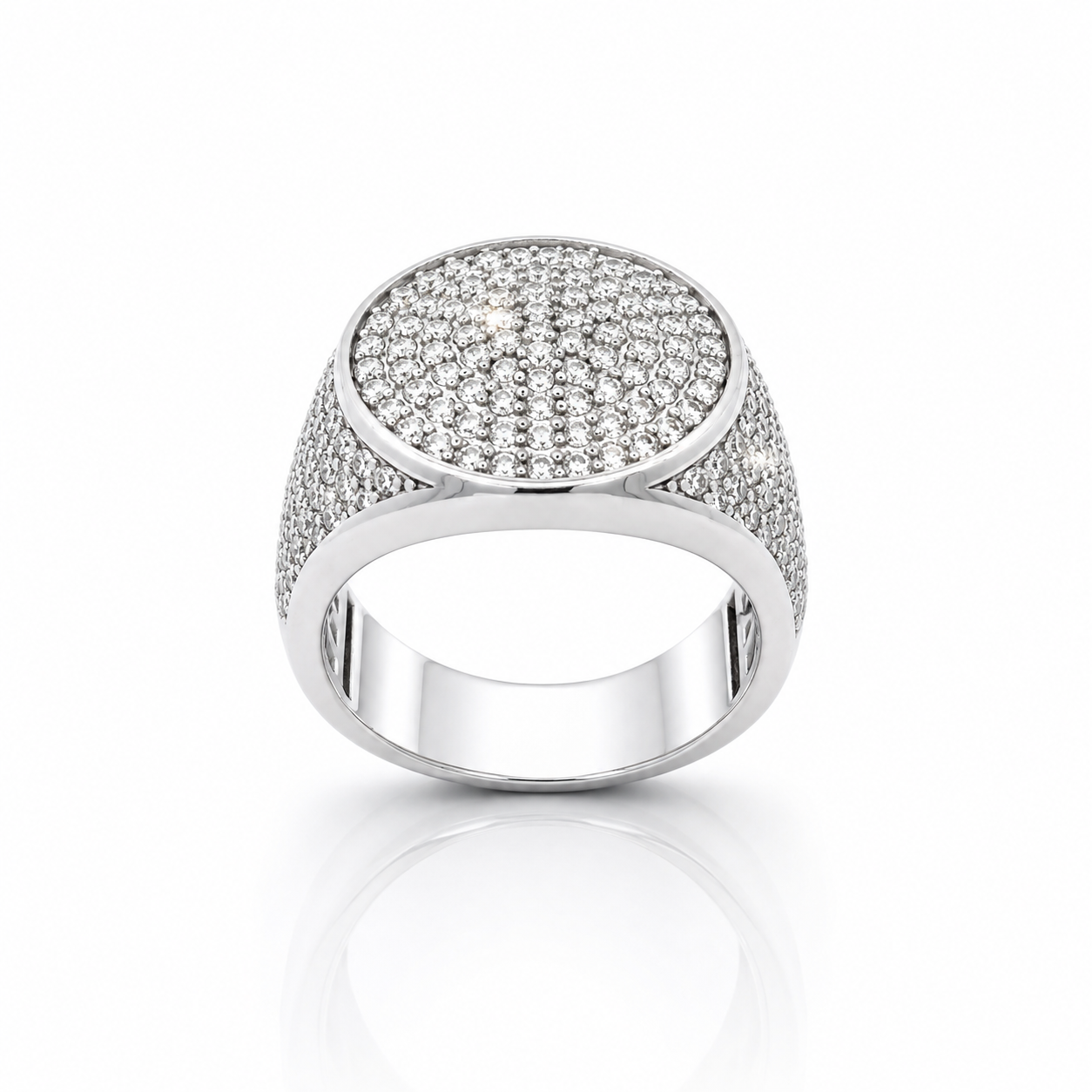 9911481 | 925 Moissanite Rhodium Ring