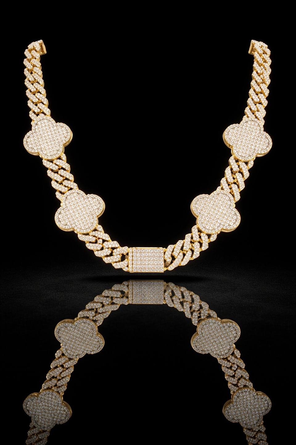 963892 | CZ Bras Gold Chain