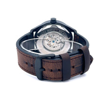 NOVATOR CURREN BLACK LEATHER ICED OUT WATCH I 5416529