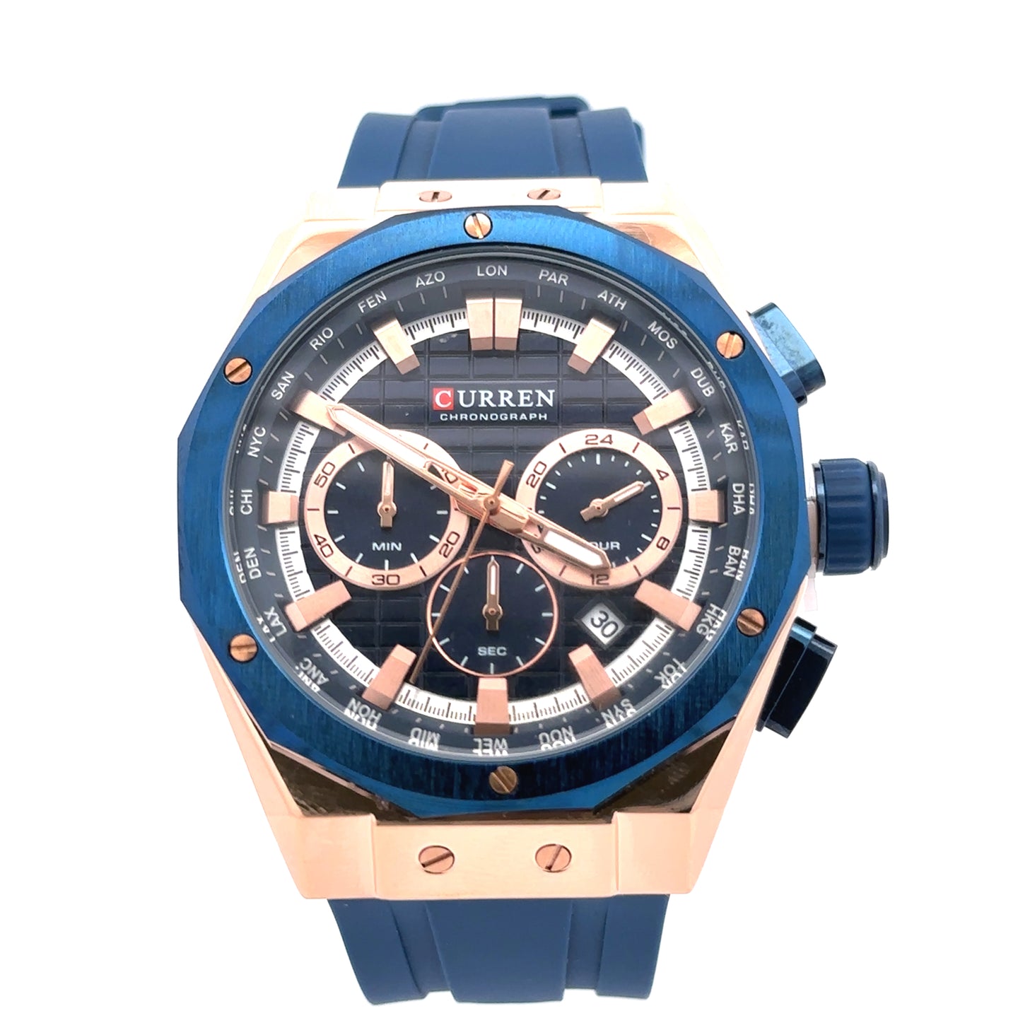 5417013 | Executive Leather Blue Watch