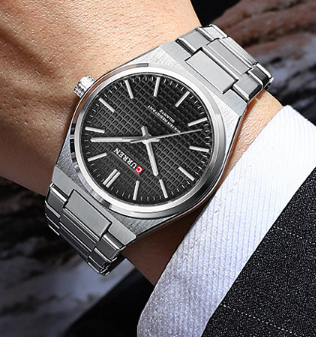 SCHON CURREN ICED OUT MEN'S WATCH I 551587