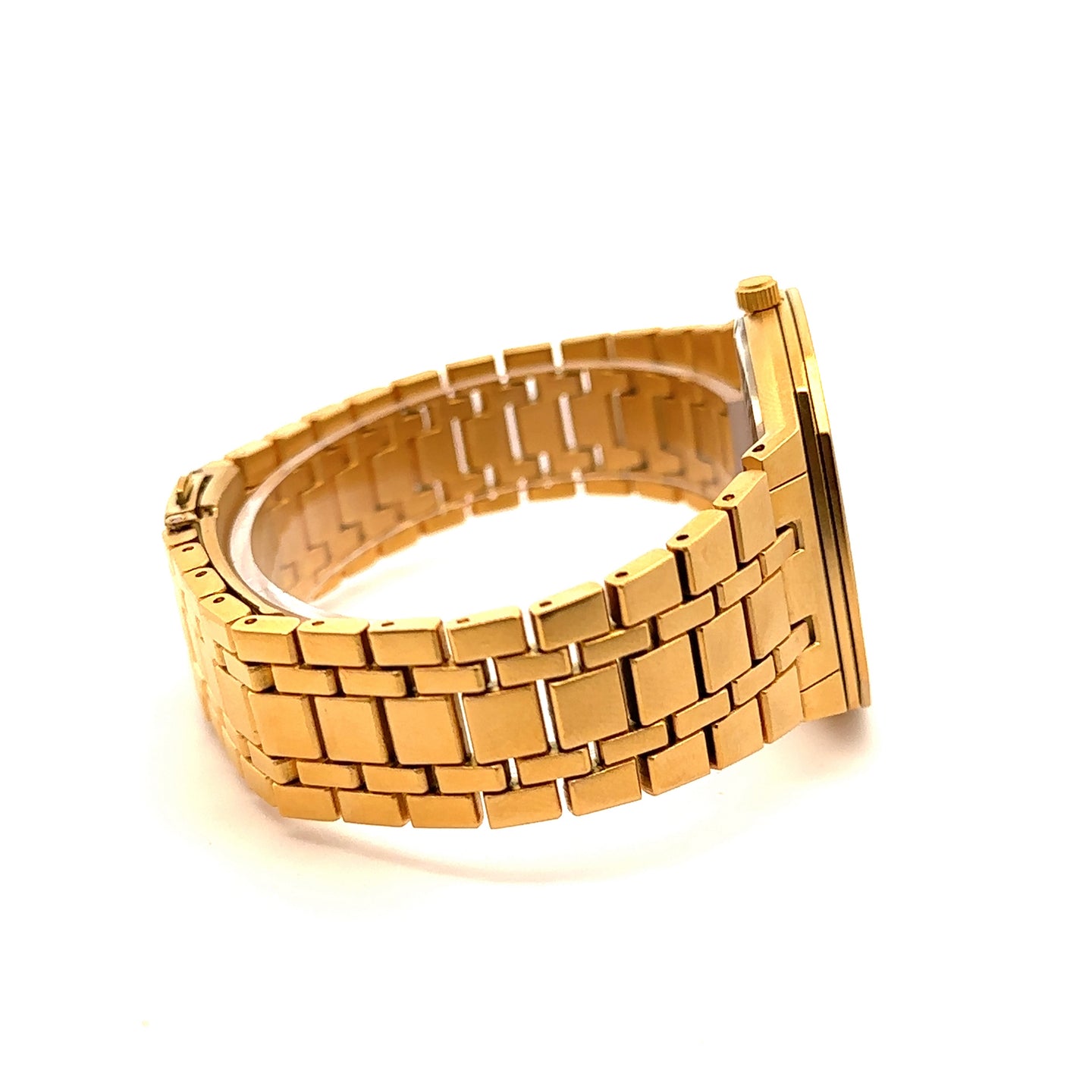 OBFUSCATE METAL BACK GOLD GREEN CURREN ICED OUT WATCH I 5516522