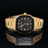 PALIMPSEST METAL BACK STAINLESS ICED OUT MENS WATCH I 551678