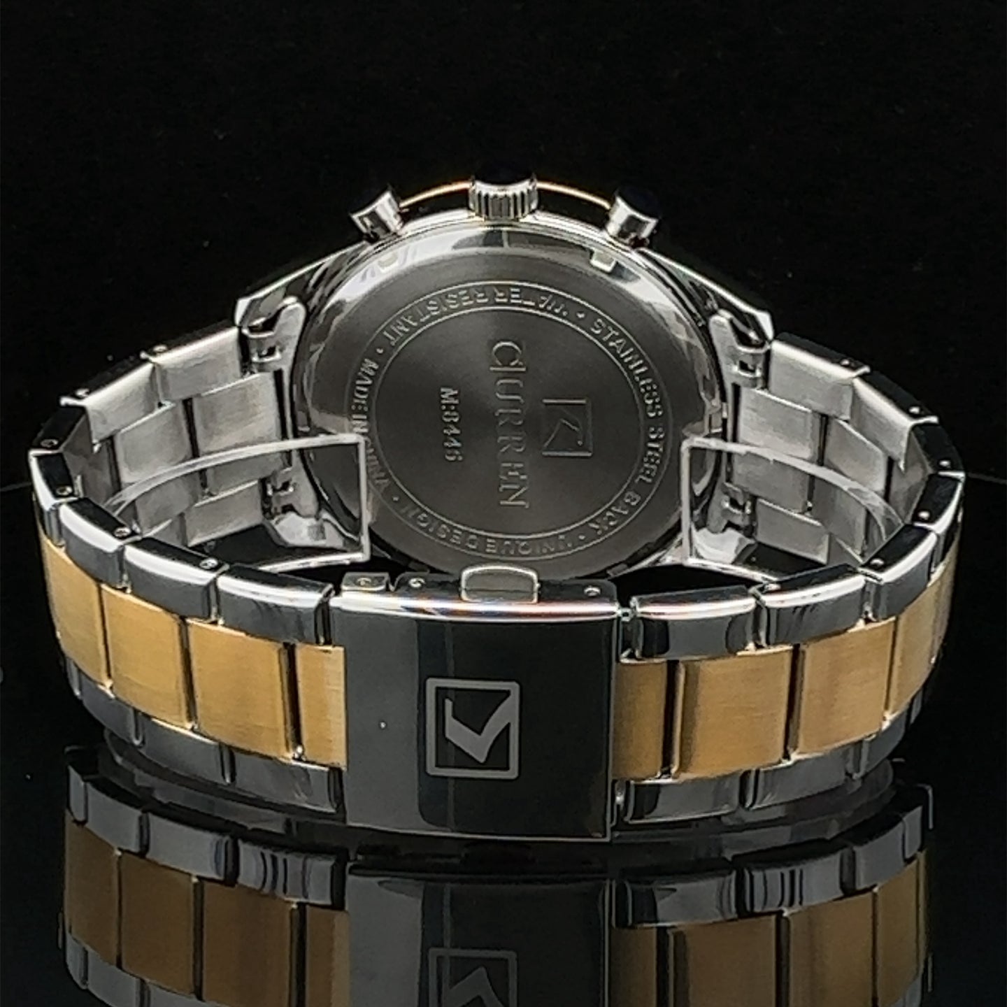 SUSURRUS METAL BACK CURREN ICED OUT MENS WATCH I 5516842