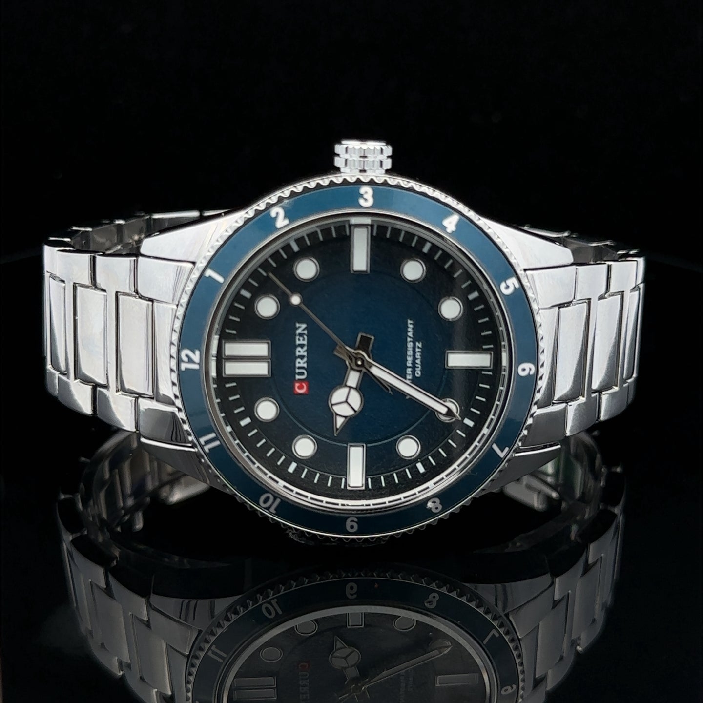 PENUMBRA METAL BACK CURREN ICED OUT MENS WATCH I 5517013