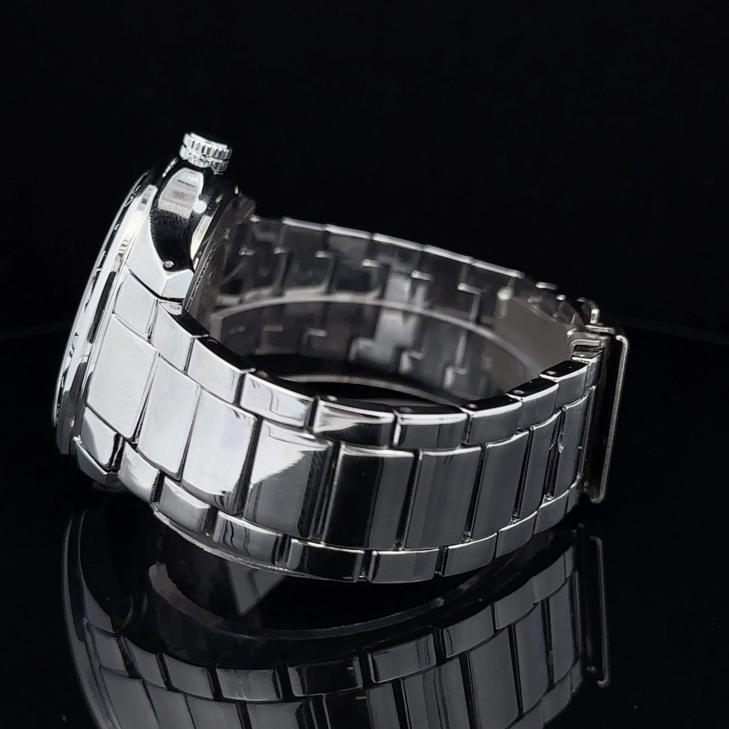 EUNOIA METAL BACK CURREN ICED OUT MENS WATCH I 5517313