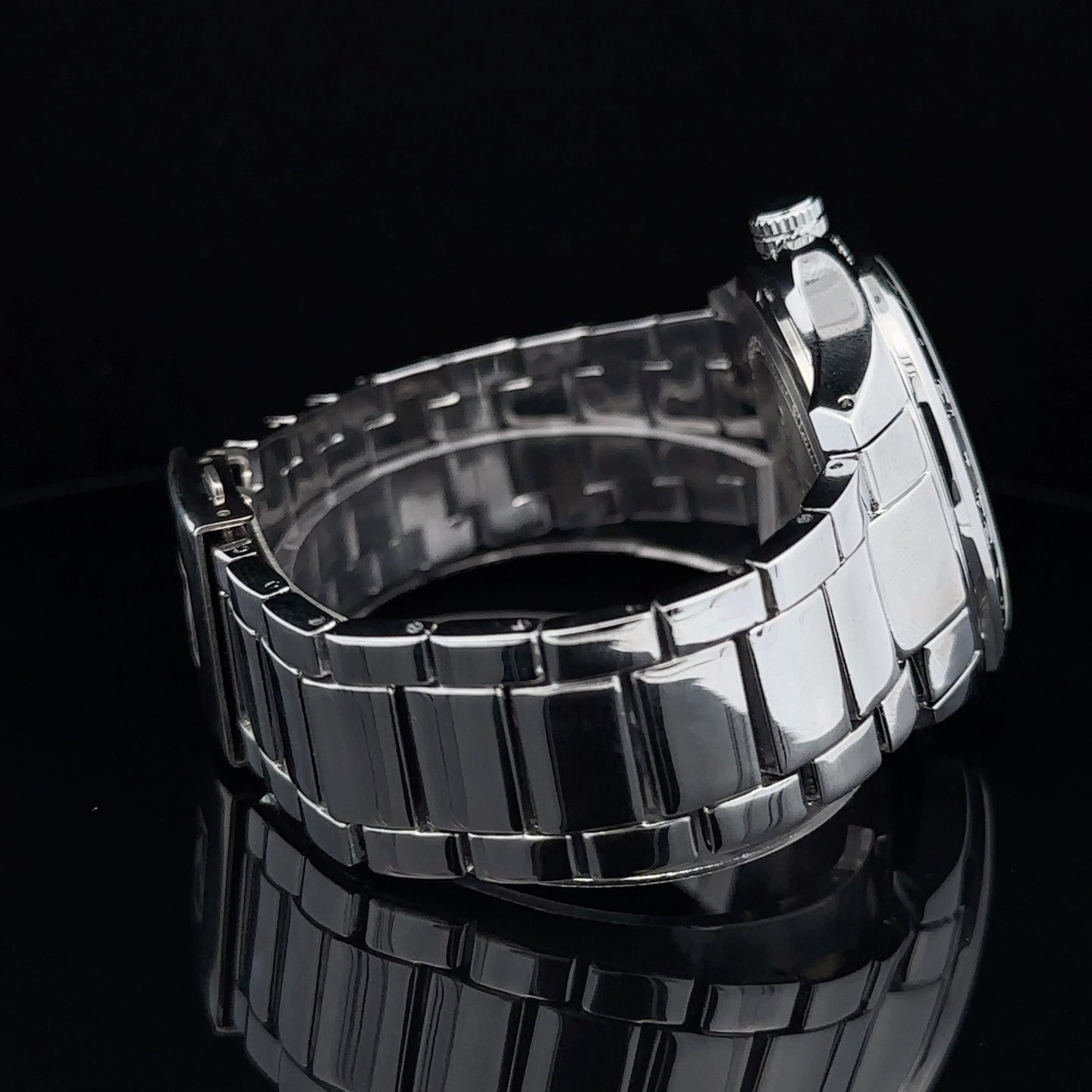 EUNOIA METAL BACK CURREN ICED OUT MENS WATCH I 5517313