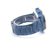 SURREPTITIOUS METAL BACK BLUE STAINLESS ICED OUT WATCH I 5518113