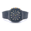 VELICHOR METAL BACK BLACK STAINLESS ICED OUT WATCH I 551823