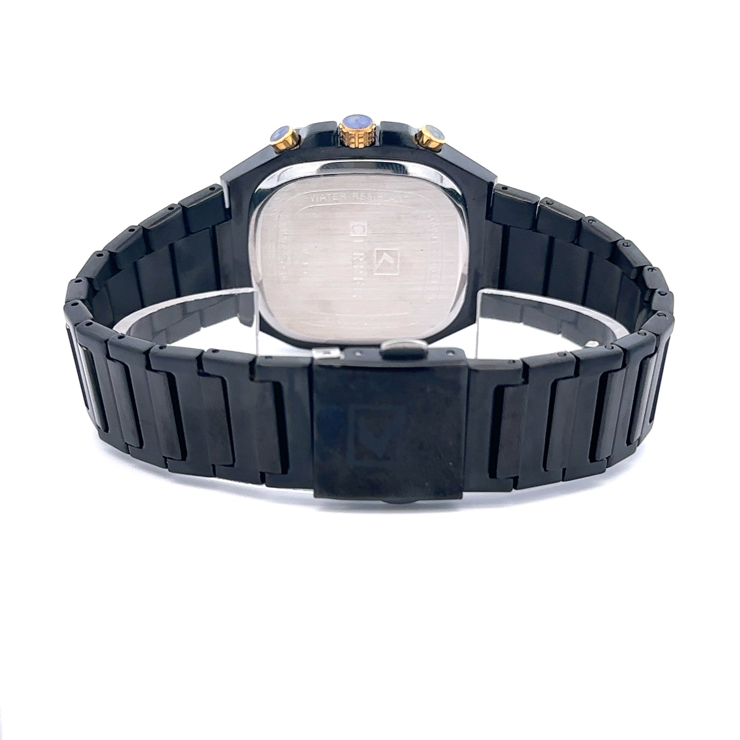 VELICHOR METAL BACK BLACK CURREN ICED OUT WATCH I 551823