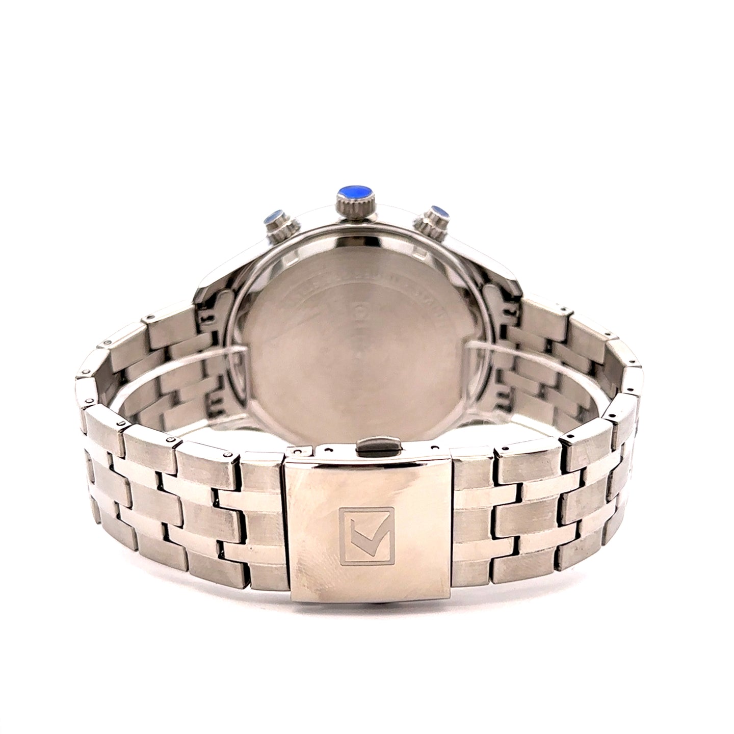 KAIREN METAL SILVER CURREN ICED OUT MENS WATCH I 551851