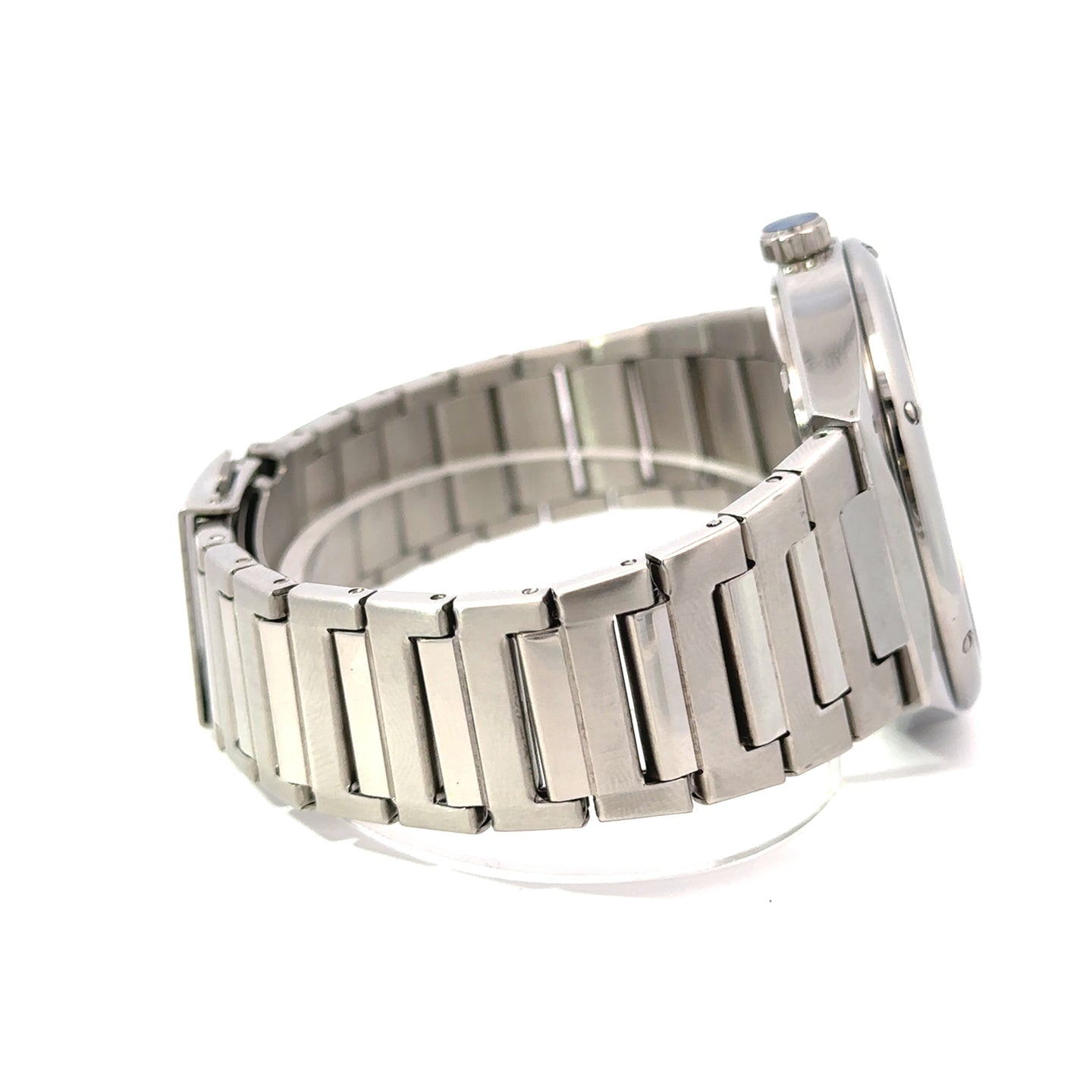 VAELRIC METAL SILVER CURREN ICED OUT MENS WATCH I 551871