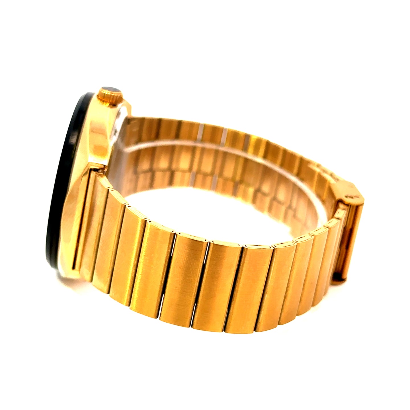 VYTREN METAL GOLD BLACK CURREN ICED OUT MENS WATCH I 551888