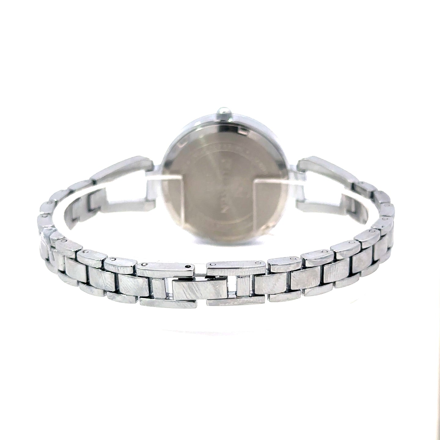 RHYZIAN ALLOY SILVER BLUE STAINLESS ICED OUT MENS WATCH I 551897