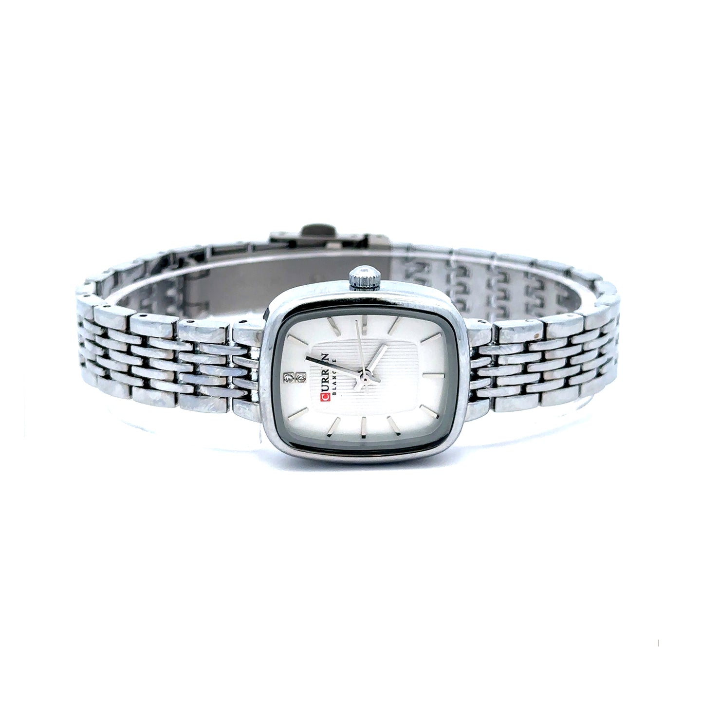 VEXIOR ALLOY SILVER  STAINLESS ICED OUT MENS WATCH I 551901