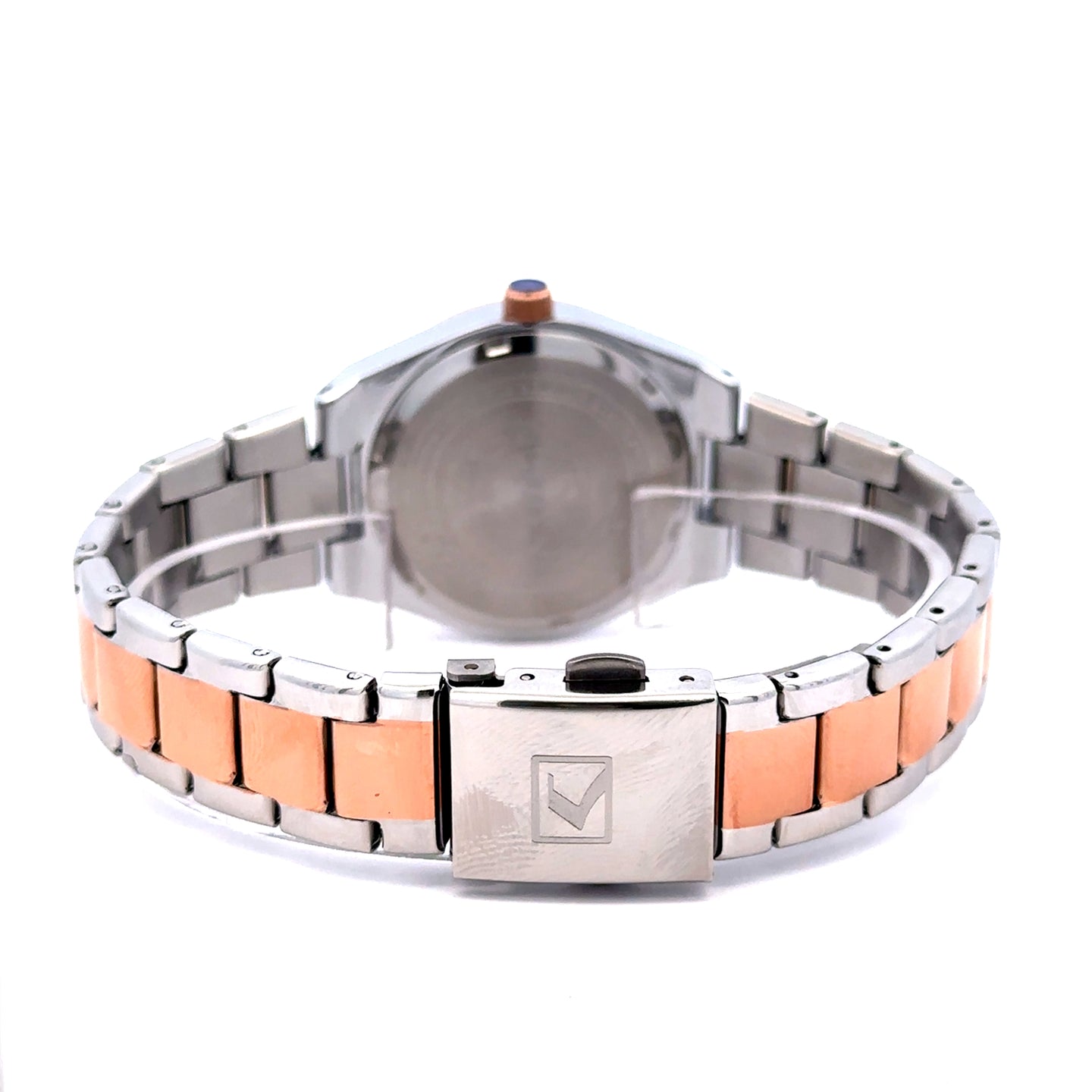 ELTHAR ALLOY TT ROSE GOLD STAINLESS ICED OUT MENS WATCH I 5519129