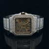 LUMINA STEEL SILVER GOLD MOISSANITE WATCH ICED OUT I 5900642
