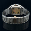 LUMINA STEEL SILVER GOLD MOISSANITE WATCH ICED OUT I 5900642