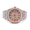 SYRENTH STEEL TT ROSE MOISSANITE WATCH ICED OUT I 5900918