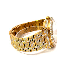 590092 | Stainless Steel Moissanite Gold Watch