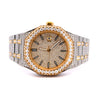 SYRENTH STEEL TT GOLD MOISSANITE WATCH ICED OUT I 5900942