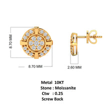 MOONLIT KISS MOISSANITE EARRINGS  | 980322