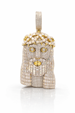 9910382 | 21.5ctw VVS 925 Moissanite Gold Pendant