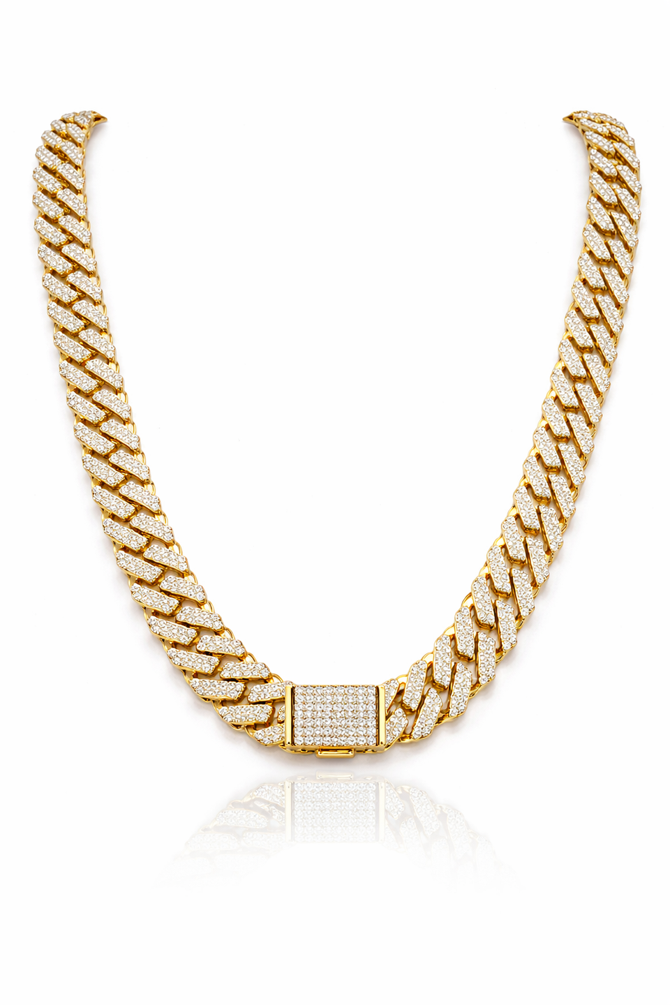 OPULENT 8 MM 925 MOISSANITE CUBAN CHAIN  | 992452