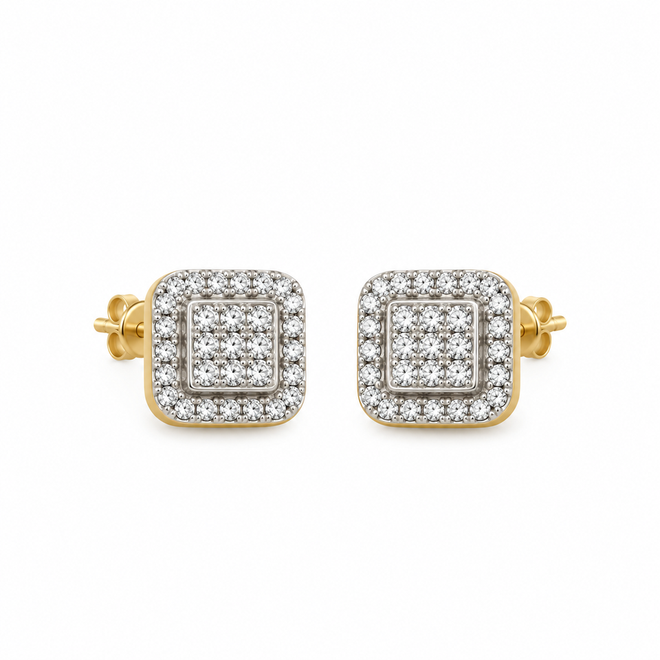 9911902 | 925 Moissanite Gold Earring