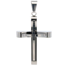 716 S | Steel Rhodium Pendant