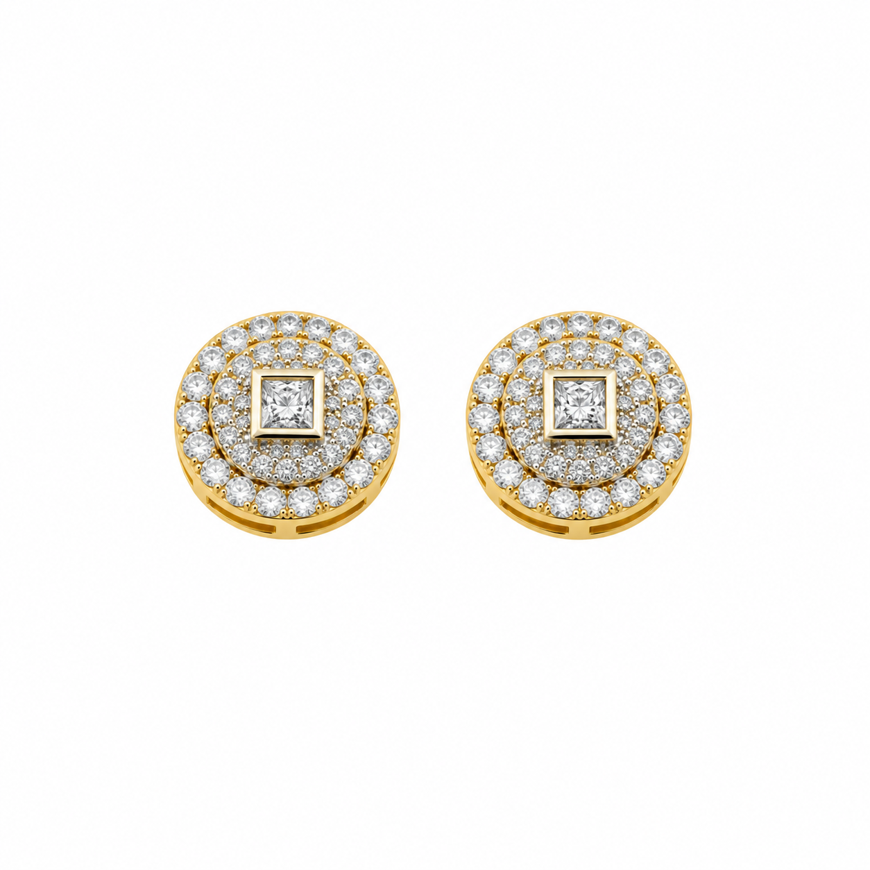 9911872 | 925 Moissanite Gold Earring