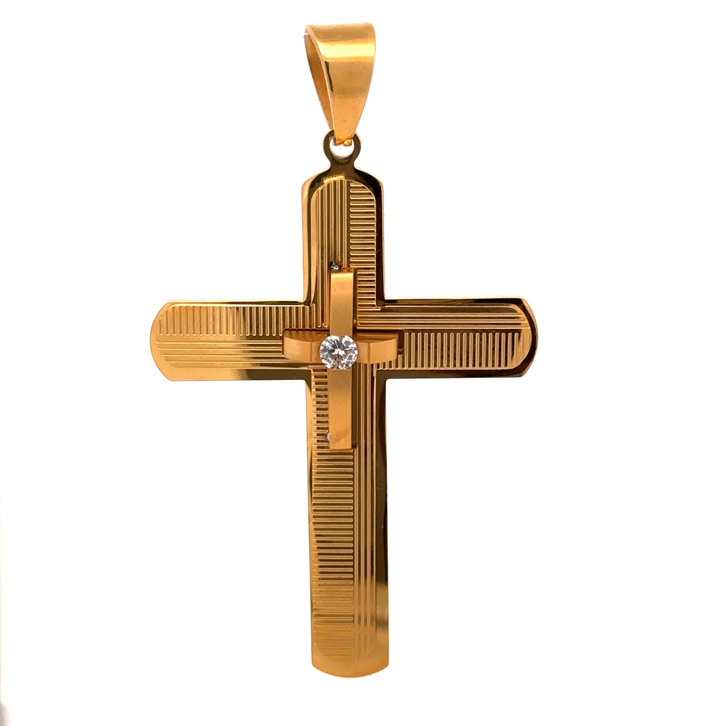 770 S | Steel Rhodium Pendant