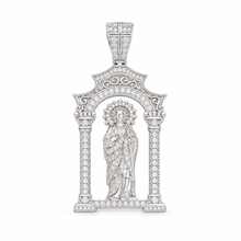 9912141 | 925 Silver Moissanite White Gold Pendant