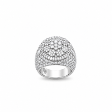 9912731 | 4.42 CTW 925 Silver Moissanite Rhodium Ring