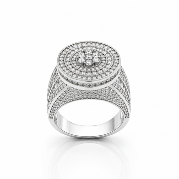 9911511 | 925 Moissanite Rhodium Ring