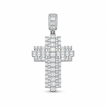 9912061 | 925 Silver Moissanite White Gold Pendant