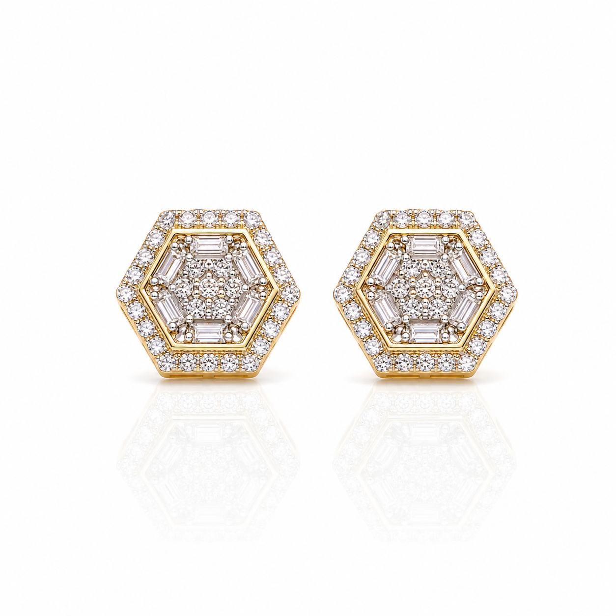 9221012 | 925 Silver Gold Earrings