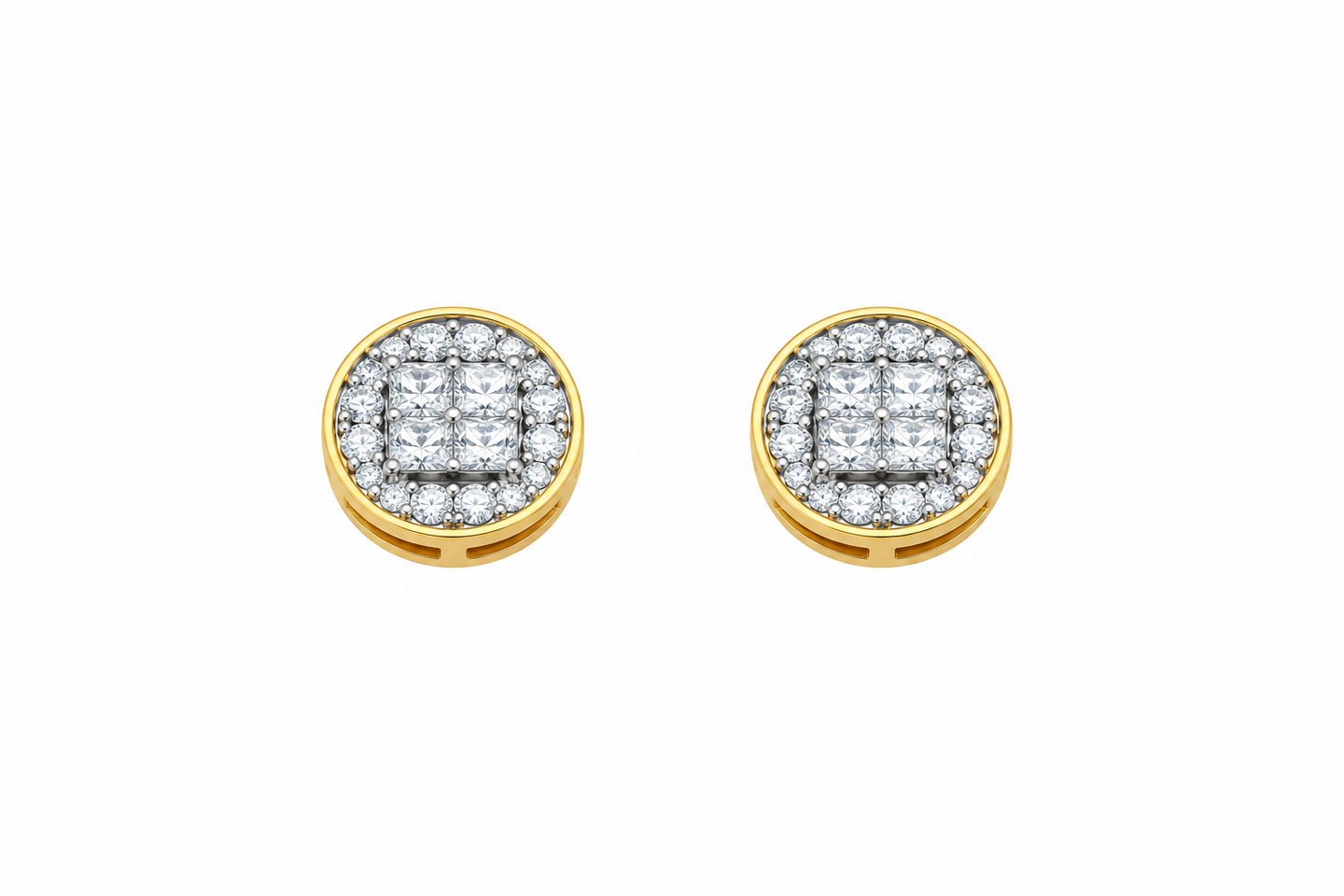 9911862 | 925 Moissanite Gold Earring
