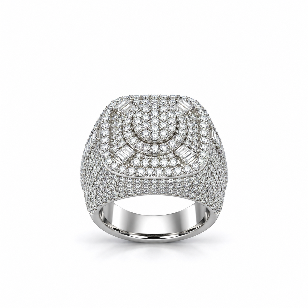 9911631 | 925 Moissanite Rhodium Ring