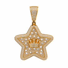 9100232 | 4.74 CTW Brass Moissanite Gold Pendant