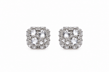 9100371 | 0.59 CTW Brass Moissanite Rhodium Earring