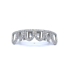 912901 | Brass CZ Rhodium Top Grillz
