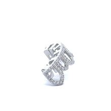 912901 | Brass CZ Rhodium Top Grillz
