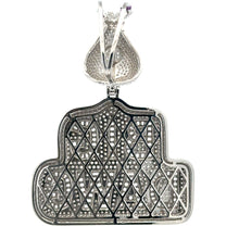 LYRISA BRASS RHODIUM ICED OUT PENDANT I 915271