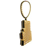 AETHERIAN BRASS GOLD ICED OUT PENDANT I 916312