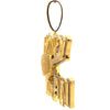 NYXARIA BRASS GOLD ICED OUT PENDANT I 916352