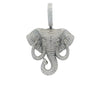 TUSKER BRASS RHODIUM ICED OUT PENDANT I 916411