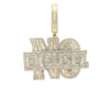 IRREPARABLE BRASS GOLD ICED OUT PENDANT I 916422