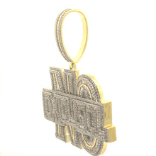 IRREPARABLE BRASS GOLD ICED OUT PENDANT I 916422